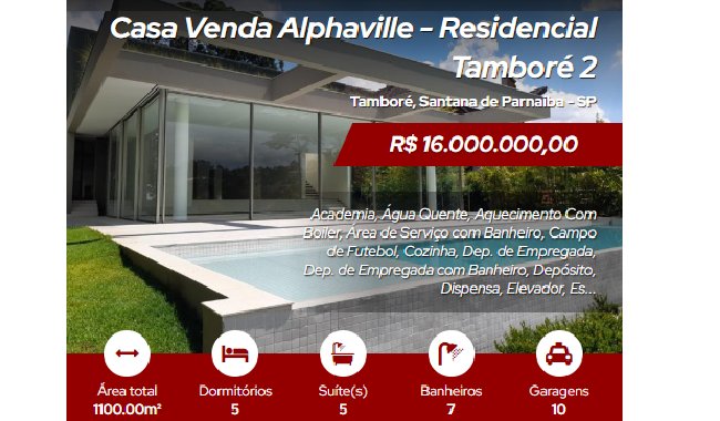 Venda de Casas em  Alphaville - Residencial Tambor 2