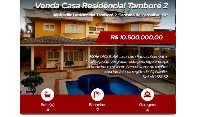 Venda de Casas em  Alphaville - Residencial Tambor 2
